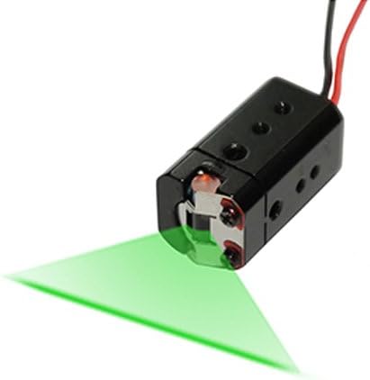 Green Line Laser Module, Class 1, Fan Angle >120°, 1~20 meters work distance