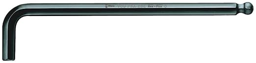 Wera - 5073596001 Hexagon 950 PKL/9 BM SB L-Key Set, BlackLaser, Ballpoint Hex Key, 9 Piece