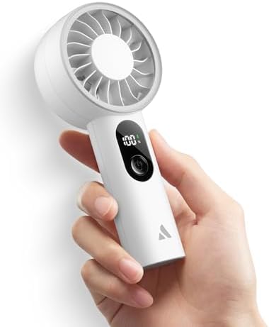 Aecooly Mighty Portable Fan, Powerful Handheld Fan, USB Rechargeable