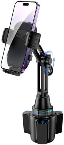 Cup Phone Holder for Car, [Upgraded Version]Universal Car Cell Phone Holder