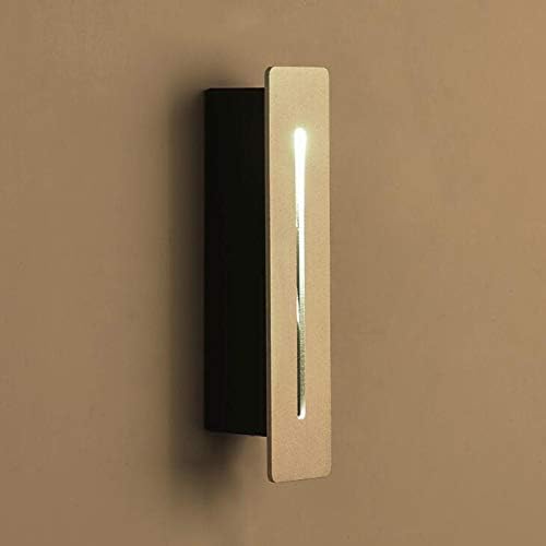Modern 3W LED Wall Light Fixture Flush Mount Lamp Step Stair Lighting Hotel Corridor Silver
