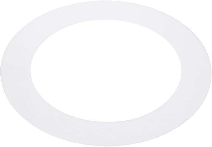 PATIKIL 5.9" ID 8.1" OD Plastic Trim Ring, Ceiling Light Goof Rings Matte