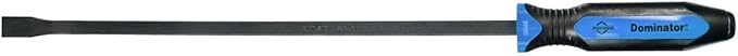 Mayhew Tools 14071BL Dominator Pro 3-Piece Pry Bar Set, 12", 17" & 25" Curved Pry Bars, Blue