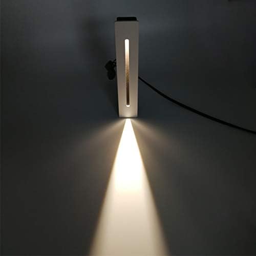 Modern 3W LED Wall Light Fixture Flush Mount Lamp Step Stair Lighting Hotel Corridor Silver