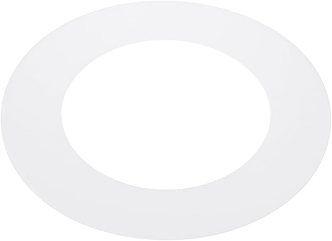 PATIKIL 5" ID 7.5" OD Plastic Trim Ring, Ceiling Light Goof Rings Matte