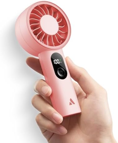 Aecooly Mighty Portable Fan, Powerful Handheld Fan, USB Rechargeable
