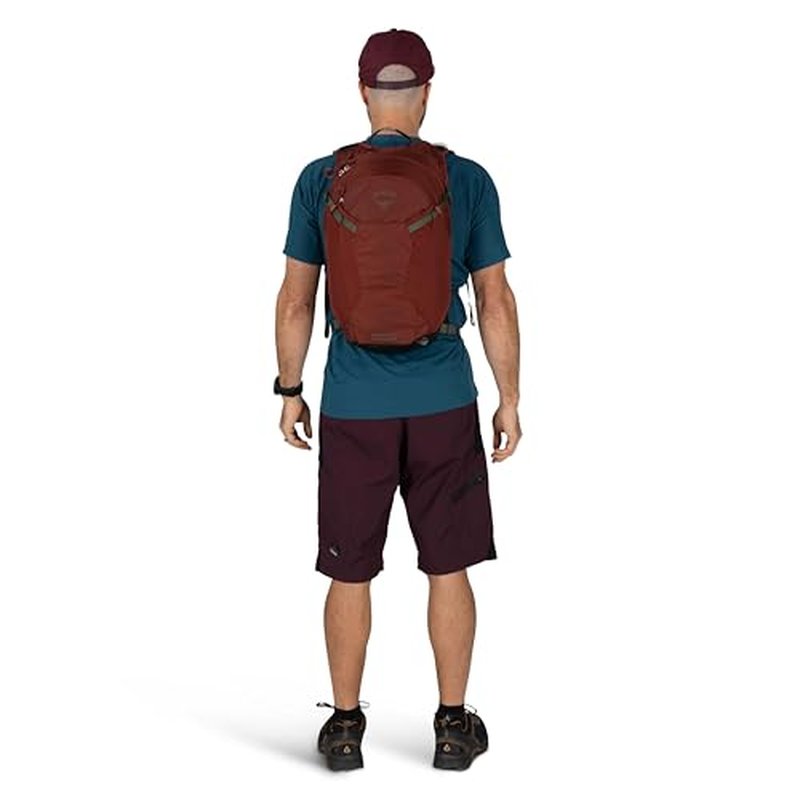 Osprey Sportlite 20L Lightweight Hiking Backpack with Hydraulics Reservoir for Men and Women, Acorn/Bonsai