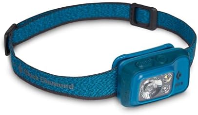 BLACK DIAMOND Spot 400-R Headlamp, Rechargeable, Dimmable, Bright, BD Azul