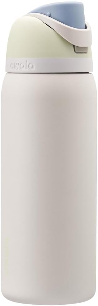 Owala FreeSip Insulated Stainless Steel Water Bottle - BPA-Free, 32 oz, Iced Breeze | Perfect for Sports & Travel