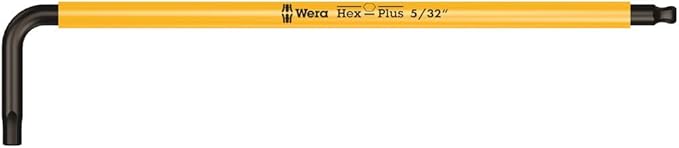 Wera 05022640001 950/9 Hex-Plus Multicolour Imperial 2 L-Key Set, Imperial, BlackLaser, 9 Pieces