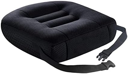 Adult Booster Seat for Car, 19"×18", 3" Thick Car Booster Seat for Short Drivers, Pillows for Driving, Driver Seat Cushion, Car Seat Cushions for Driving