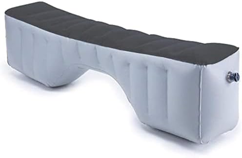 Auto Inflatable Car Travel Mattress Back Seat Gap Pad Air Bed Cushion Camping Air Couch (Light Grey)