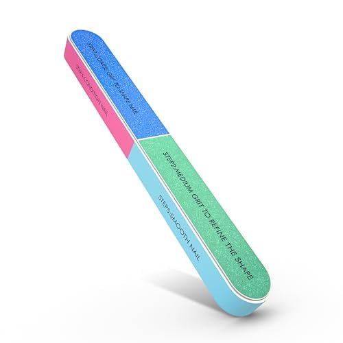 7 Way Nail Buffer Block For Natural Nails Shine Smoother Upgraded Buffing Block Seven Steps Polisher Fingernail Files Buffer 150