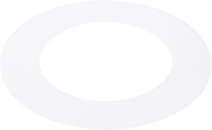 PATIKIL 2.8" ID 4.5" OD Plastic Trim Ring, Ceiling Light Goof Rings Matte