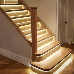 DAYBETTER COB LED Strip Lights, 16.4 ft/5m 1600 LEDs Bright Natural White LED Light Strips with Remote and App, 4000K Dimmable LED Tape Lights, Indoor COB LED Lights for Bedroom, Room Decor