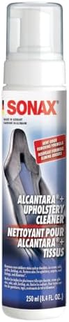 SONAX Upholstery & Alcantara Cleaner Foam | Interior Cleaner for Synthetic Suede, Fabric Seats, Carpet, Door Panels, Headliners & Trim | Removes Dirt, Oils, Stains & Grime Build-Up | 8.45 oz | 250 ml
