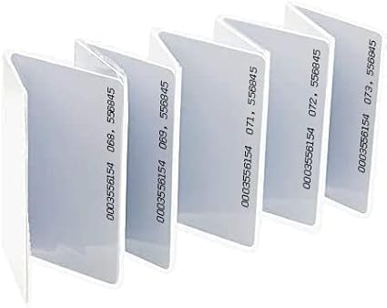 Contactless 125kHz RFID Proximity Cards Smart ID Card 0.8mm Thick