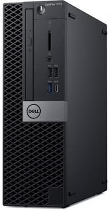 Dell Optiplex 7070 Desktop Computer | Hexa Core Intel i5 (3.2) | 32GB DDR4 RAM | 1TB SSD Solid State | Windows 11 Professional | Home or Office PC (Renewed), Black