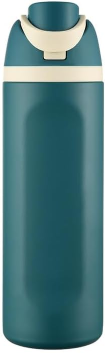 Skiennix Insulated Stainless Steel Water Bottle - 24 oz Peacock Blue | BPA-Free for Travel & Sports