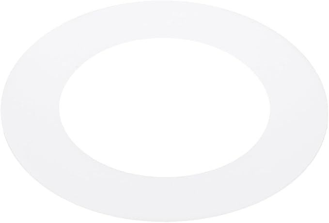 PATIKIL 3.2" ID 4.9" OD Plastic Trim Ring, Ceiling Light Goof Rings Matte