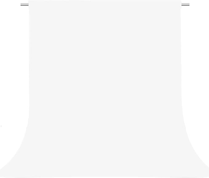 White Photography Backdrop for Photoshoot, Photo Backdrop Curtain