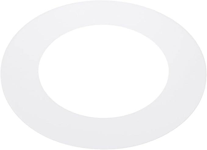 PATIKIL 4.3" ID 6.7" OD Plastic Trim Ring, Ceiling Light Goof Rings Matte