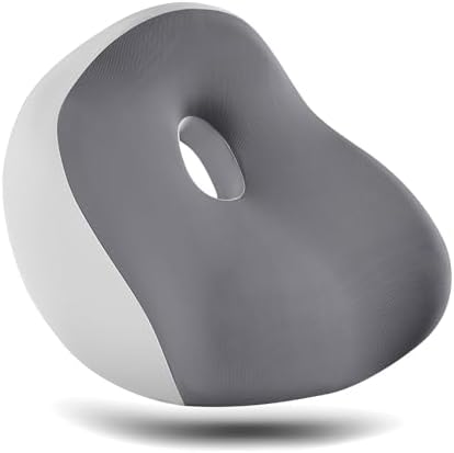 FLORICH Car Seat Cushion for Driving, Memory Foam Seat Cushion for Car Office Chair, Non-Slip Washable Seat Cushion for Car, Driver, Office-Gray