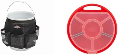 Bucket Boss 5 Gallon Bucket Car Wash Organizer with Seat Small Parts Storage for Bucket