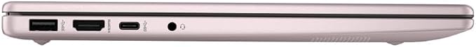 HP Student Laptop, Intel Processor N150(up to 3.6 GHz), 14 Inch LED Screen,16G RAM, 128GB Storange,One Year Office 365, Windows 11 Home,w/YYY Bundle,Pink