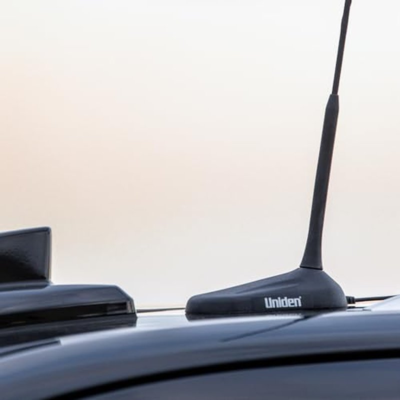 Uniden Magnetic Mount 18-inch CB Radio Antenna, Pre-Tuned, Low Profile Aerodynamic Design with Heavy Duty Magnet, for use on Cars, Trucks, SUV’s, Vans, RV's, and ATV’s, Model: BCATPL259-19