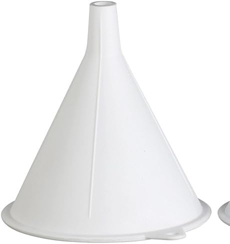 KitchenCraft Food-Grade Plastic Funnels (Set of 3) - White