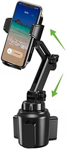Cup Phone Holder for Car, No Shaking Car Phone Mount with Expandable Base
