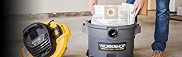WORKSHOP Wet/Dry Vacs Shop Vacuum WS1200VA 12-Gallon 5.0 Peak HP General Purpose Wet Dry Vacuum Cleaner with Filter, Dust Bag, Hose and Attachments for Home, Workshop and Jobsite Cleaning
