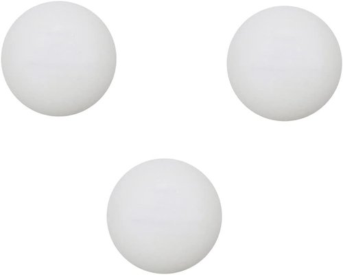 BWESOO 3Pcs White Table Tennis Sports Balls Ping Pong Ball Club Match Balls High Elasticity Table Tennis Outdoor Sport Accessories Durability Table Tennis Leisure Sports and Game Room (40mm)
