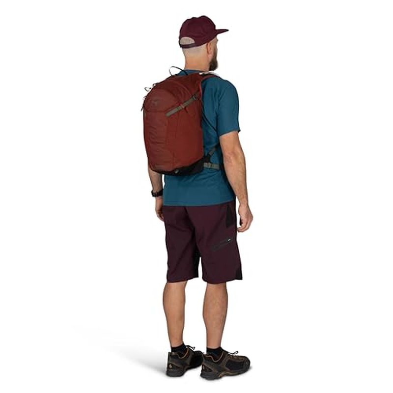 Osprey Sportlite 20L Lightweight Hiking Backpack with Hydraulics Reservoir for Men and Women, Acorn/Bonsai