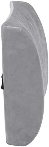 Drive Medical Comfort Touch Heated Lumbar Support Cushion, Gray