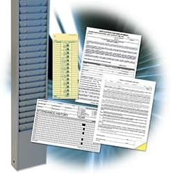 Time Card Rack Wall Mounted Organizer