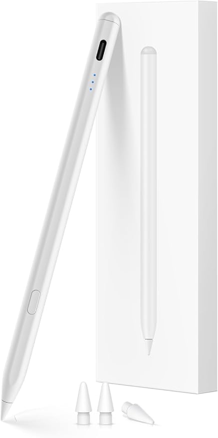 KEEPRO Stylus Pen for iPad 2018-2026, USB-C Fast Charging Pencil, Pixel-Perfect