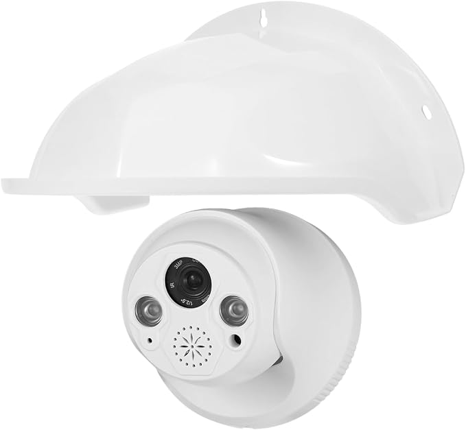 HOMSFOU Outdoor Camera Cover Weatherproof Sun Rain Shield Protective Housing