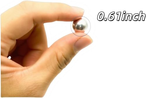 Byrna | 0.61 Cal Kinetic Projectiles - 50 Count Aluminum Self-Defense Balls for Target Practice