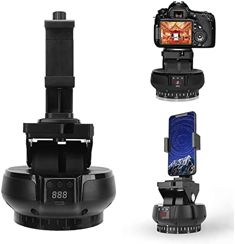 2.4G Electronic Camera Tripod Head, Motorized Panoramic Tripod Head + 360°