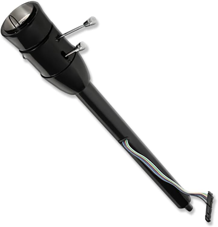 GM 32" Floor Shift Tilt Manual Steering Column Black with Adapter