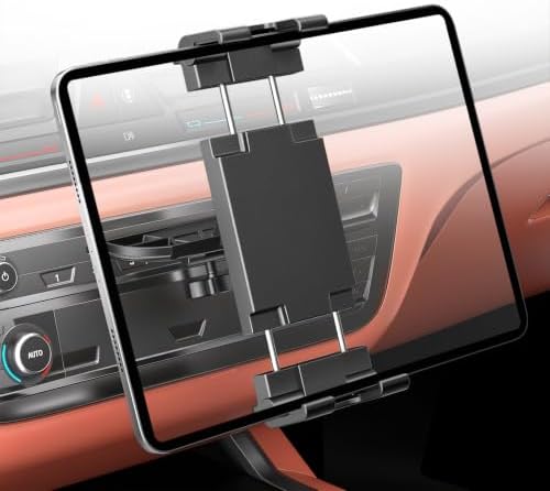PLDHPRO CD Slot Tablet Car Mount for 5.5-14.6'' Devices, Universal iPad Holder for Car, Adjustable CD Player Phone Mount Compatible with iPhone, iPad, Galaxy Tab, Samsung Z fold, Navigation Gadget
