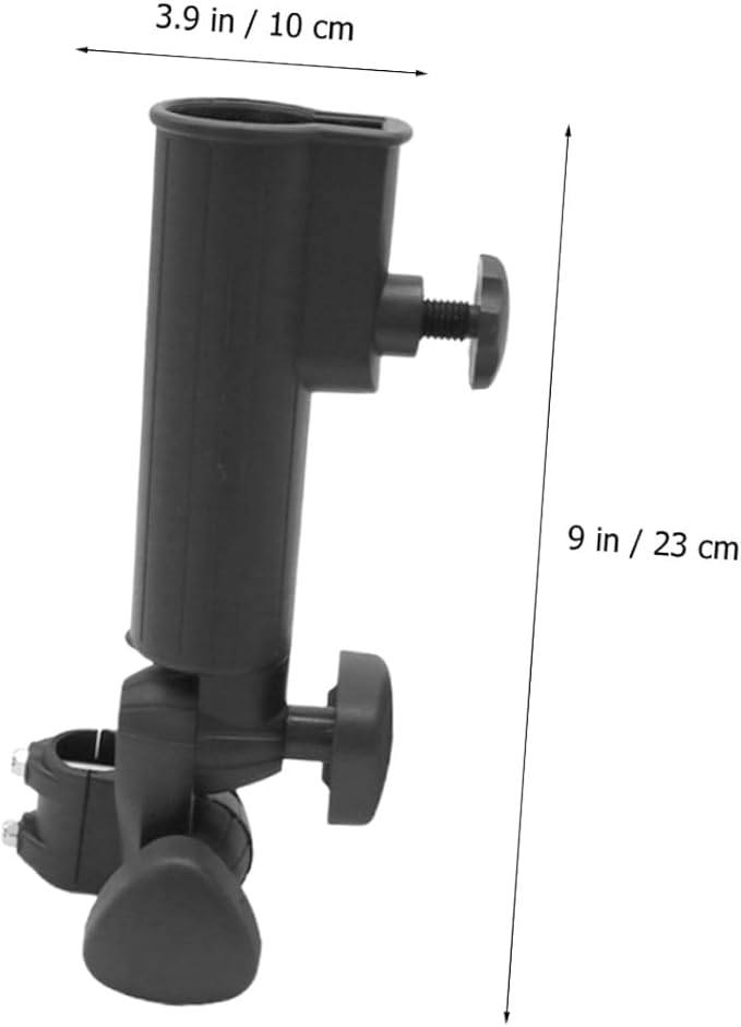 Adjustable Golf Umbrella Holder Cart Stand Bracket for Golf Bags and Trolleys Easy Install Windproof Support Clip Lightweight Compact Rain Sun Protection Accessory