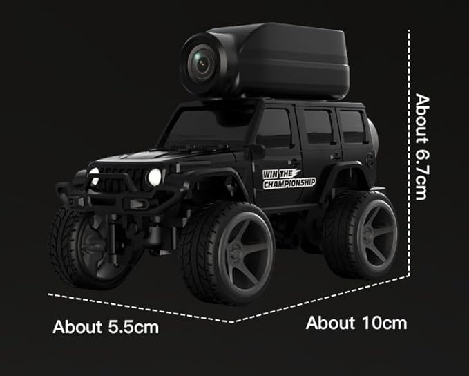1:64 Mini FPV RC Car, Alloy Crafted Remote Control Truck