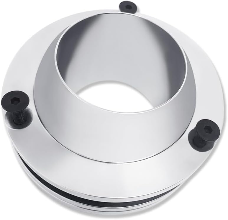 Universal Swivel Floor Mount for 2" Steering Column Aluminum Polished