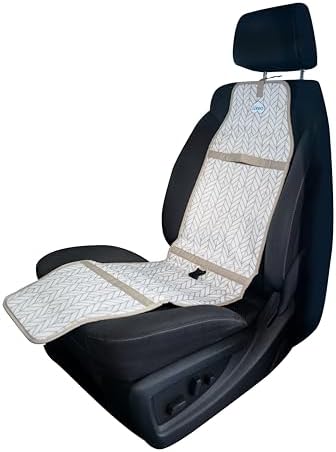 Cool Carats Car Seat Cooling Pad for Adult – COOLTECH Car Seat Cooler for Hot Weather – Innovative Cooling Pad Offers Quick Relief and Comfort, Your Summer Essential for Travel (Tuxedo)