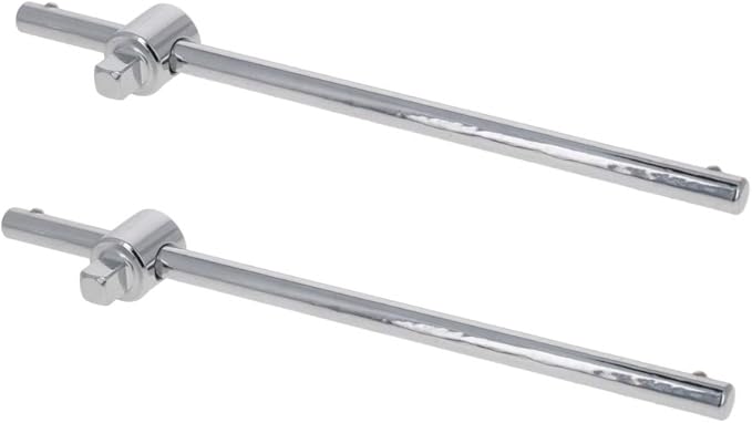 Utoolmart 1/4 Inch Drive Sliding Wrench Breaker Bar Adjustable T-Handle Socket Hand Tool 2Pcs