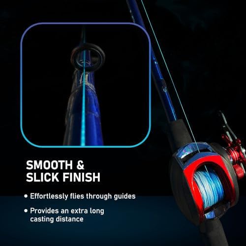 Reaction Tackle Braided Fishing Line - Pro Grade Performance for Saltwater & Freshwater - High Visibility Color Options