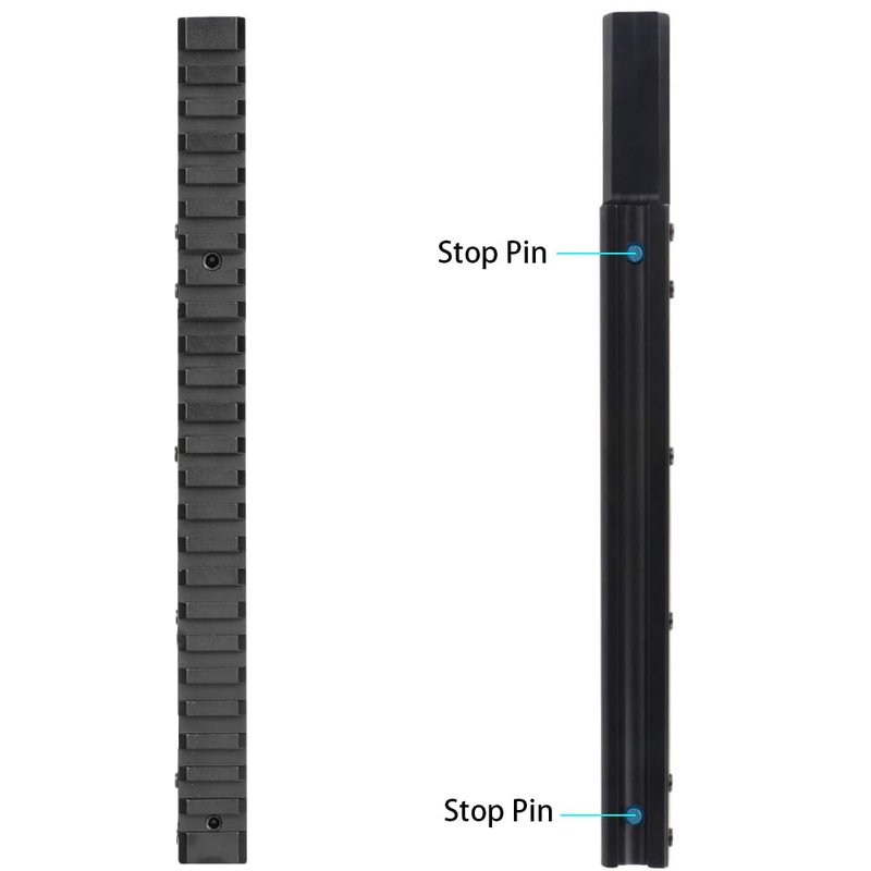 ohhunt Dovetail to Picatinny Adapter 11mm Rail to 20mm Rail Convert Adapter 3.93" | 4.88" | 6.14" | 10.23" (24-Slots | 10.23")